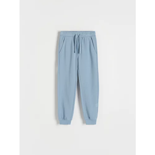 Reserved - Pamučne jogger hlače - plava