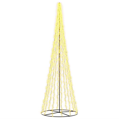  LED božićno drvce 540 LED lampica Topla bijela Čelik Slike
