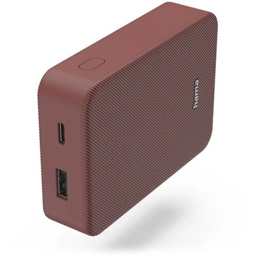 Hama PowerPack COLOR 10, 10000mAh, crvena 2 izlaza USB-A, USB-C Slike