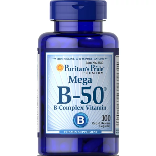  Puritan's Pride Vitamin B-50 kompleks, kapsule