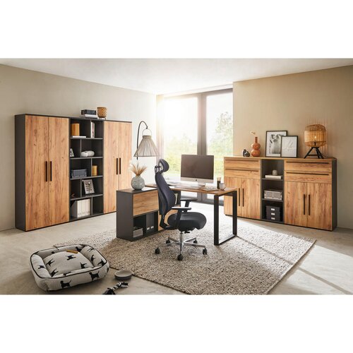 Germania Antracitno siv regal 80x197 cm Agenda &amp;ndash; Slike