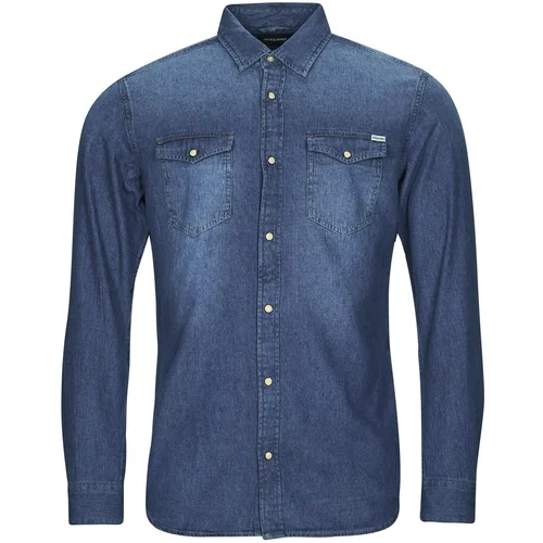 Jack & Jones JJESHERIDAN SHIRT L/S Blue