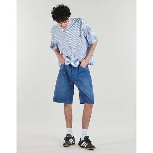 Edwin Kratke hlače &amp;amp; Bermuda Double Knee Worker Short Modra Slike