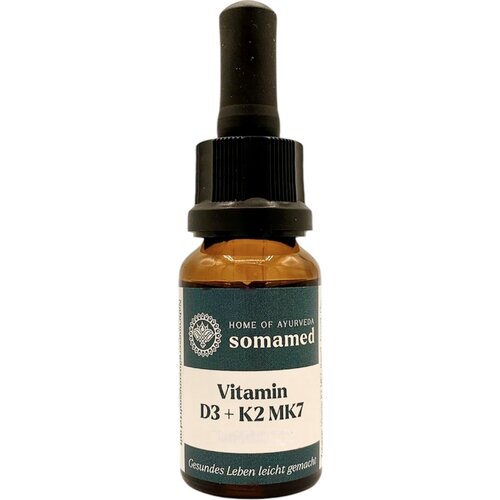 Home of Ayurveda somamed Vitamin D3 + K2 MK7 kapljice - 15 ml Cene