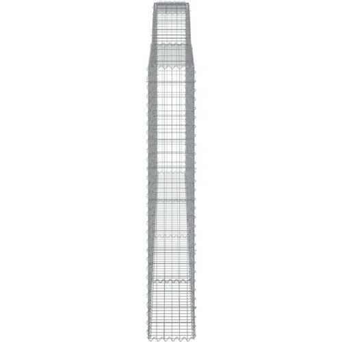  Lučne gabionske košare 4 kom 400x30x180/200cm pocinčano željezo Cene