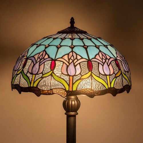  brilagi - tiffany vitražna podna lampa loras 2xE27/60W/230V Slike