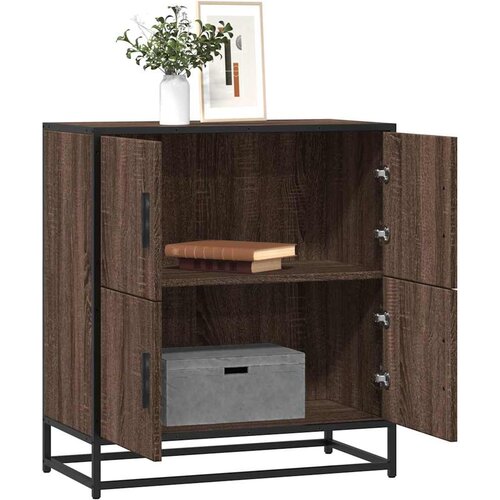 VidaXL Komoda boja hrasta 68x35x76 cm konstruirano drvo Slike