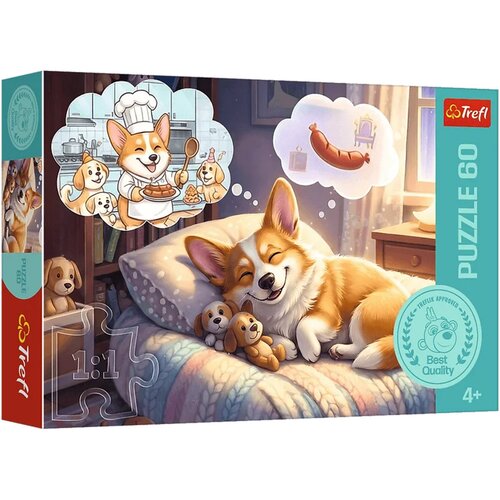 Trefl Corgijeva sanjska dežela 60-delni puzzle - Cene