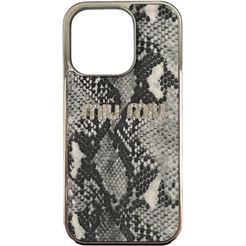 Shine MiuMiu maskica iPhone 16 Pro Siva Slike