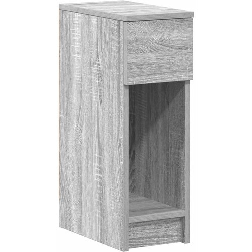 Maison Chic Nočna omarica - Nočna miza z predalom siva sonoma 20x36x60 cm, (21689057) Cene