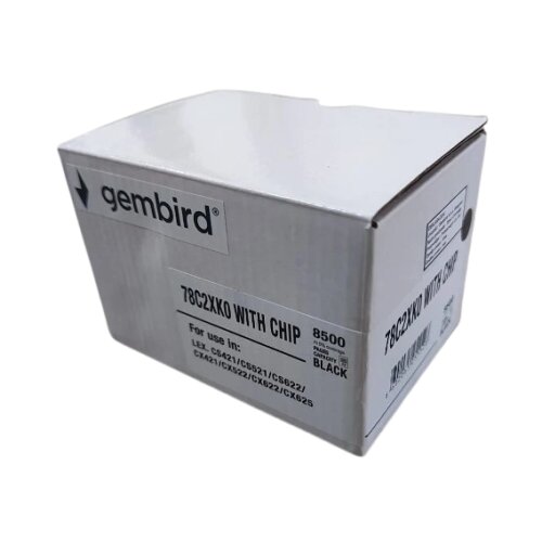 Gembird Toner 78C2XK0 zam. kaseta za Lexmark Black 8.5k (sa cipom) Slike