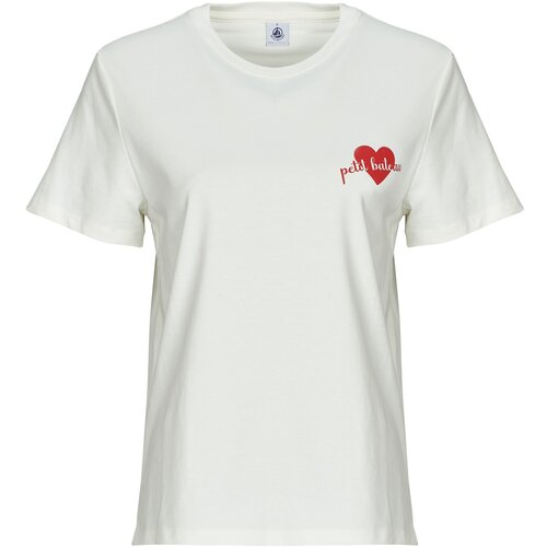 Petit Bateau Majice s kratkimi rokavi MC COL ROND Bela Slike