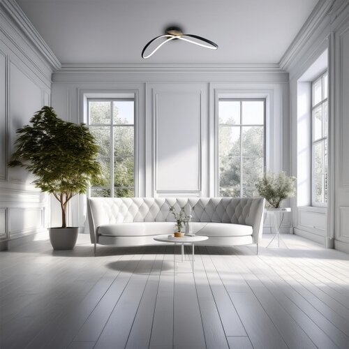  LED plafonsko svetlo INFINITY LED/21W/230V crno Slike
