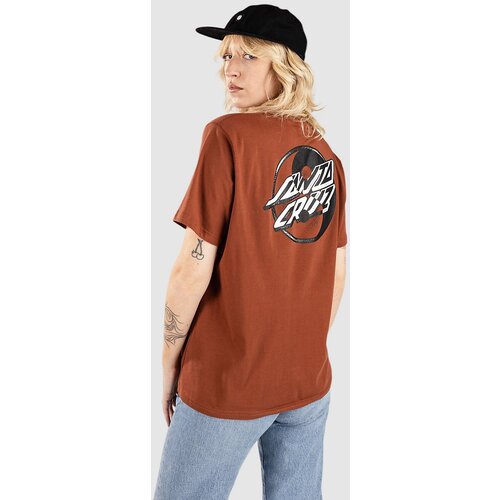 Santa Cruz Yin Yang Dot T-shirt burnt sienna Cene