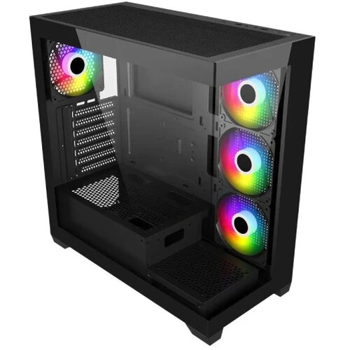 FSP M340-BA Case Midi Tower mITX, mATX, ATX Black ARGB Slike
