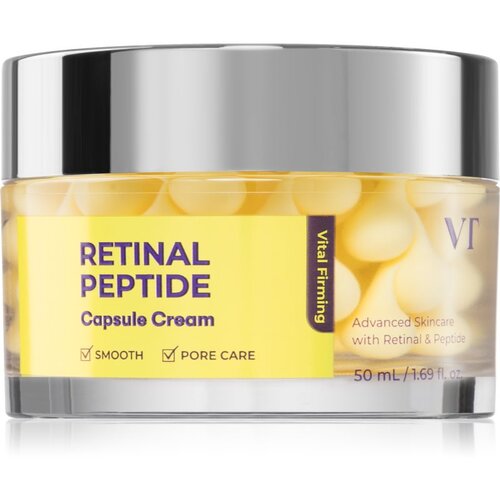 VT COSMETICS Retinal Peptide Capsule Cream revitalizirajuća krema za lice protiv znakova starenja 50 ml Slike