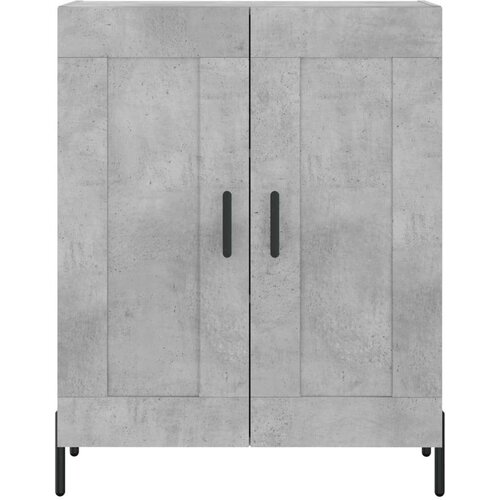  Komoda siva boja betona 69 5x34x90 cm od konstruiranog drva Slike