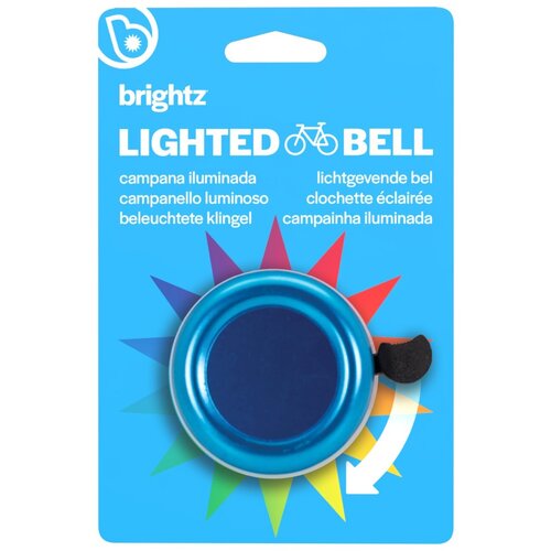 BRIGHTZ zvono za bicikl s LED svjetlom &amp;ndash; Blue (1095) 1095 Slike
