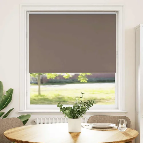 vidaXL Rolo zatemnjena kava 100x150 cm tkanina širina 95,7cm poliester vidaXL Rolo zatemnjena kava 100x150 cm tkanina širina 95,7cm poliester