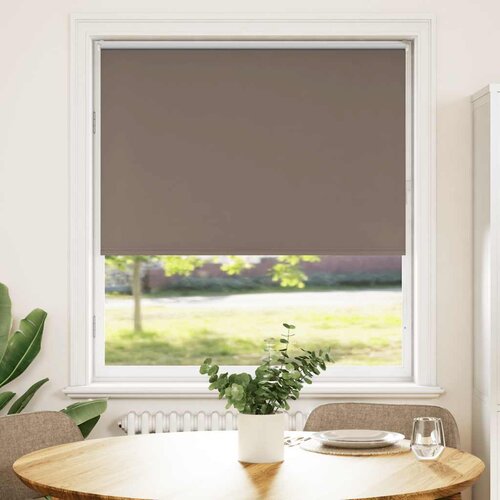 vidaXL Rolo zavjesa Blackout Coffee 100x150 cm Širina tkanine 95,7 cm Cijene