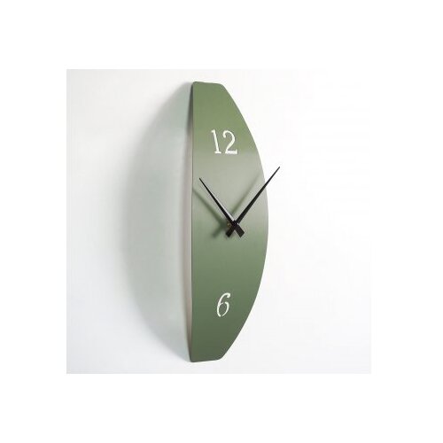 Wallxpert APS137MGSDekorativni metalni zidni sat, Zeleni Slike