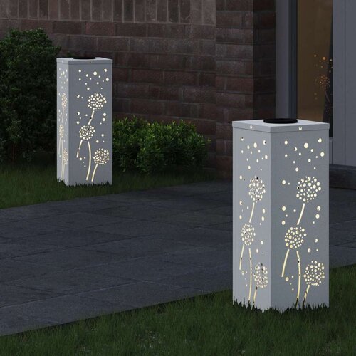  Solarna LED svjetlost za stazu 2 pcs Bijelo Slike