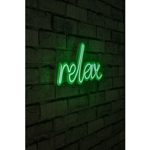 Wallity Dekorativna LED rasveta Relax, 38x15x2cm, Zelena Cene