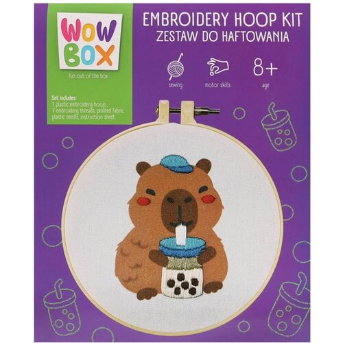 Flair Toys WowBox set za vezenje - Kapibara bubble tea Slike