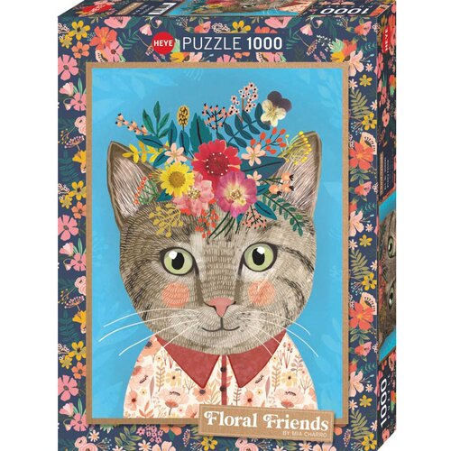 Heye puzzle 1000 delova Floral Friends Mia Charro Pretty Feline 30000 Cene