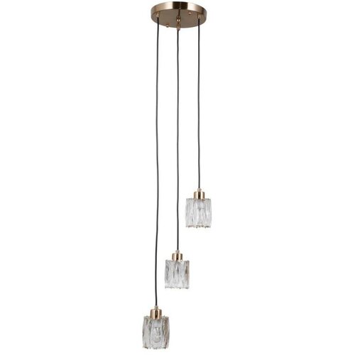  ITALUX PND-40813-3R-HBR - Luster na sajli TORNO 3xE14/40W/230V zlatni Cene