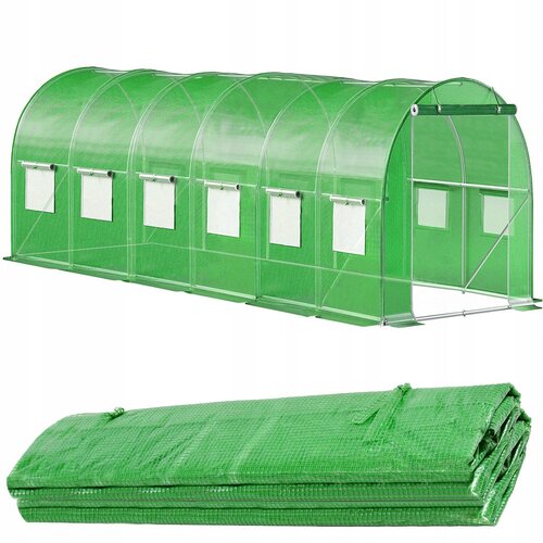 springos NADOMESTNA FOLIJA ZA VRTNO FOLIJA TUNEL 6x3x2m UV-4 POKROV ZA RASTLINJAK, (21632311) Cene