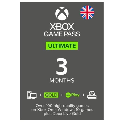 X BOX Game Pass Ultimate 3 Month - Live Key - United Kingdom Slike
