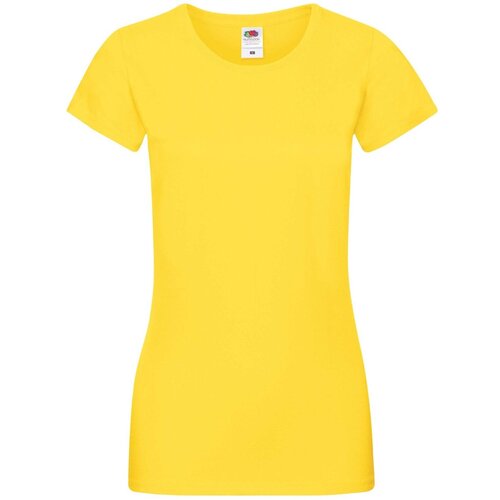 Fruit Of The Loom LadyFit Sofspun T-shirt 614140 100% Cotton 160g/165g Cene