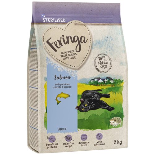Feringa Adult Sterilised losos - 2 kg Slike