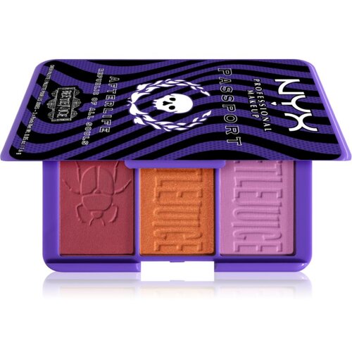 NYX Professional Makeup X Beetlejuice paleta za obraz - Cheek Palette - Afterlife Passport Cene