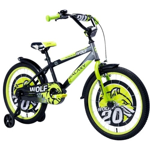  Bicikl za decu Galaxy Wolf 20" Green, 7g+ Cene