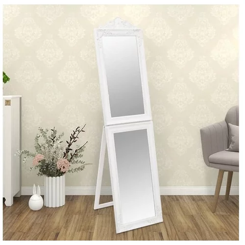  Prostostoječe ogledalo belo 50x200 cm