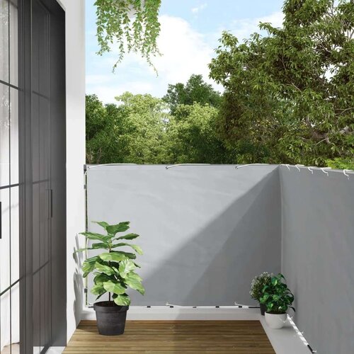 Balkonski zaslon za privatnost sivi 400 x 120 cm PVC Cijene