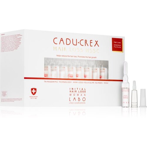 CADU-CREX Hair Loss HSSC Initial Hair Loss lasni tretma proti izpadanju las v začetni fazi za ženske 40x3,5 ml Cene