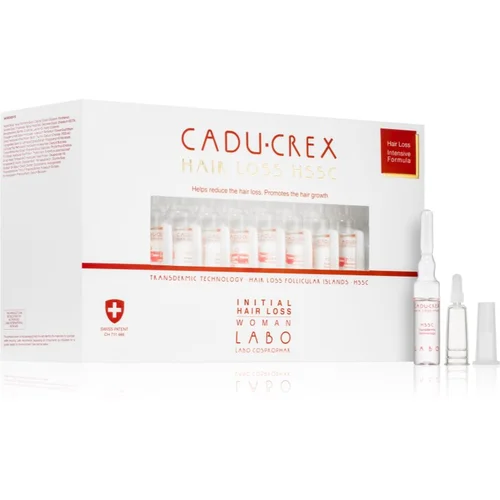 CADU-CREX Hair Loss HSSC Initial Hair Loss lasni tretma proti izpadanju las v začetni fazi za ženske 40x3,5 ml