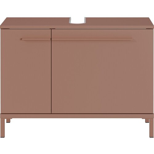 Germania Rjava omarica za pod umivalnik v mat dekorju 80x59 cm Laurino &amp;ndash; Slike
