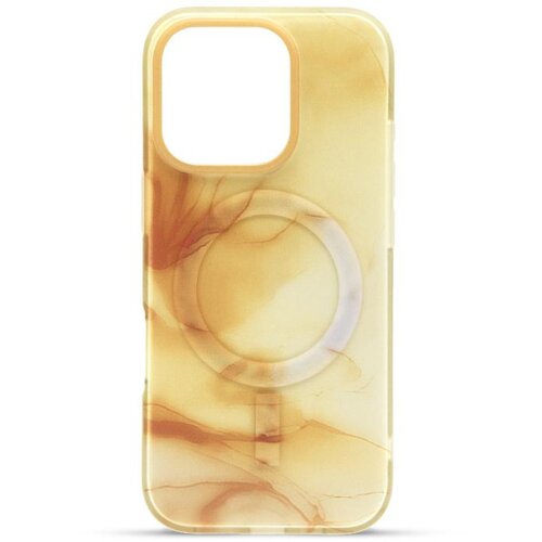  Futrola Mikalen Magsafe Glow za Iphone 16 Pro DZ5, Žuta Cene
