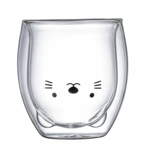 CUTE&amp;amp;COOL HOME staklena ča&amp;scaron;a maca 250ml Slike