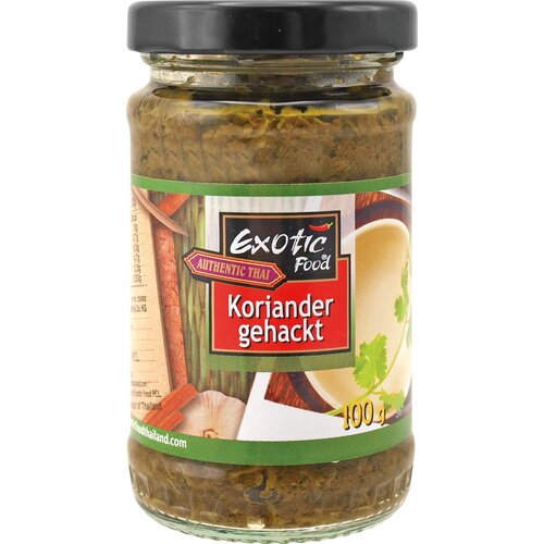 EXOTIC FOOD Sesekljan koriander v sojinem olju - 100 g Cene