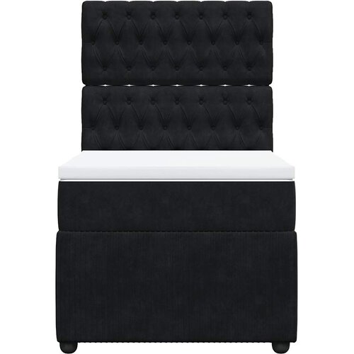Box spring krevet s madracem crni 90x190 cm bar&amp;scaron;unasti Slike