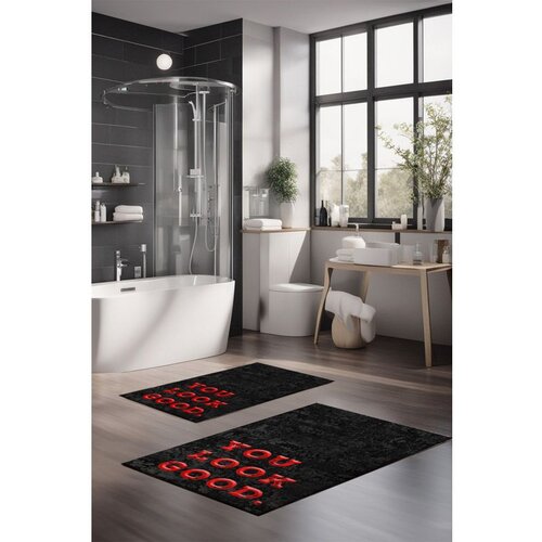  CT-5418 multicolor bathmat set (2 pieces) Cene