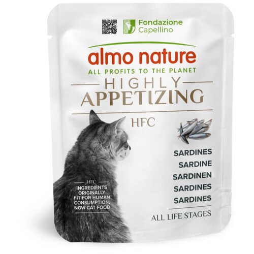 Almo Nature HFC Highly Appetizing file v juhi, vrečka - sardine - 50 g 50 g Cene
