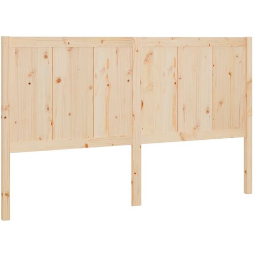 Maison Chic Posteljno vzglavje - Vzglavna omarica 140,5x4x100 cm trdna borovina, (22077074) Slike