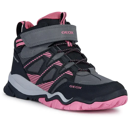 Geox Superge J Montrack Girl B Ab J36LHA 0FUME C9A8N M Anthracite/Fuchsia