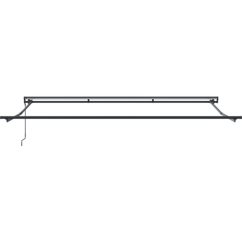 VidaXL Skrovita tenda Bijelo 400x300 cm Poliester i aluminij i tkanina Slike